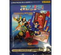 ONE PIECE EGGHEAD ALBUM STARTER +BOX 36 BUSTE/PACKETS STICKERS . PANINI