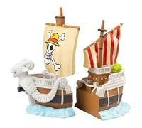 Grupo Erik: Fermalibri One Piece Manga Anime - Nave Figure One Piece Going Merry | Reggilibri in resina 15 x 20 x 10,8 cm y 11,5 x 18 x 10,5 cm- Ferma Libri per libreria Regali Gadget