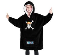 One Piece Felpa Bambino con Cappuccio - Felpa Oversize in Pile per Bambini Ragazzi - Felpa Coperta Anime Gadget Regalo Originale