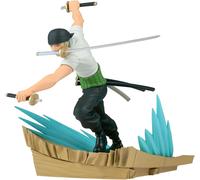 Banpresto Figura Di Roronoa Zoro Di Senkozekkei One Piece 11 Cm