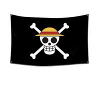 ONE PIECE FLAG BANDIERA PIRATI BANNER cm 90X150cm