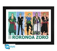 ONE PIECE - Framed print "Pirate Hunter Zoro" (30 0)