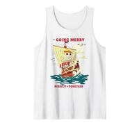 One Piece Going Merry Vintage Poster Canotta