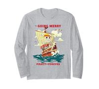 One Piece Going Merry Vintage Poster Maglia a Manica