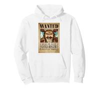 One Piece Gold Roger Pirate Wanted Poster Felpa con Cappuccio