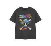 One Piece Grigio Pirate Life T-shirt a maniche corte Ragazzi