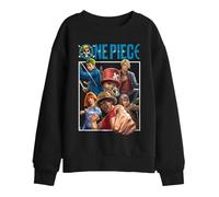 One Piece Group Box Kids Felpa, Nero, 9-11