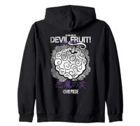 One Piece Gum-Gum Devil Fruit Felpa con Cappuccio