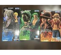 One Piece Ichiban kuji Beyond the Trials A B C Figure Rufy Zoro Sanji set di 3