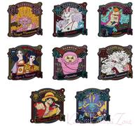 One Piece IchibanKuji Idome Set 8 pezzi sottobicchieri in gomma Hyakka Ryour...