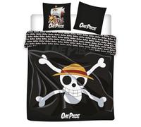 One Piece Jolly Roger Copripiumino Matrimoniale 240x220 + 2 Federe 65x65