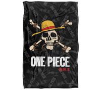 One Piece Jolly Roger Logo Coperta super morbida al tatto setoso - 91 x 147 cm