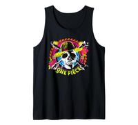 One Piece Jolly Roger Tropical Logo Canotta