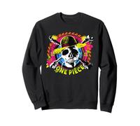 One Piece Jolly Roger Tropical Logo Felpa