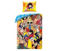 ONE PIECE Letto Set MONKEY D. LUFFY Microfibra COPRIPIUMINO 140x200cm