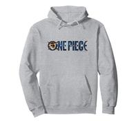 One Piece Live Action Cappello di paglia Pirati Logo Anime Kanji Felpa con Cappuccio