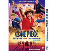 One Piece Live Action Stagione 2 Into The Grand Line DVD Dub inglese spedizio...