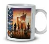 One Piece Live Action Tazza Caffè Pyramid America 11oz, Bianca