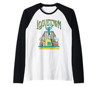 One Piece Loguetown Market Maglia con Maniche Raglan
