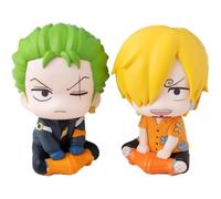 Megahouse -Lookup ONE Piece Roronoa Zoro & Sanji Ver. Future Island Egghead Set Figure