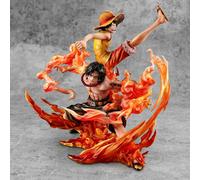One Piece P.O.P NEO-Maximum PVC Statue Luffy & Ace Bond between brothers 20th
