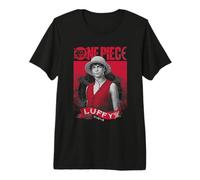 One Piece Luffy Etched Portrait Maglietta Premium