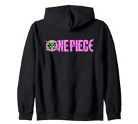 One Piece Luffy Jolly Roger Bright Logo Felpa con Cappuccio