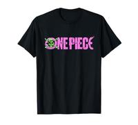 One Piece Luffy Jolly Roger Bright Logo Maglietta