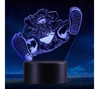 One Piece Luffy Roronoa Zoro Lampada 3d Illusione Lampe Touch Bambini Home Decor