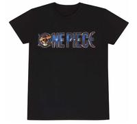 One Piece Maglietta a Maniche Corte Unisex Nero