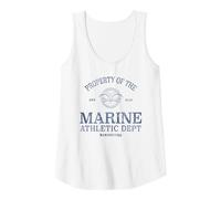 One Piece Marine Athletic Dept Canotta, Donna, Bianco, L