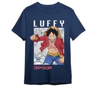 One Piece Monkey D. Luffy Map adult t-shirt