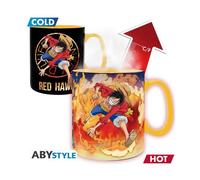 ABYSTYLE - One Piece - Tazza Heat Change 460 ml Luffy & Sabo, ABYMUGA445