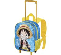 One Piece Monkey-Zaino con Ruote Piccolo, Blu, 26 x 34 cm, Capacità 12,5 L