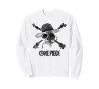 One Piece Mono Skull & Logo Felpa