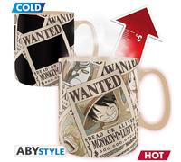 ABYstyle Tazza One Piece Wanted – cambia colore con calore – 460 ml