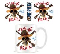 One Piece Mug (Live Action Pirate Emblem Design) 11oz Ceramic Coffee Mug, Cups a
