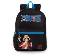 One Piece Nero Front Printed Zaino Unisex Bambini