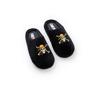 One Piece Nero Logo Pantofole Mule Ragazzi
