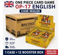 One Piece OP17 OP-17 Booster Box Case 12X Eng SEALED