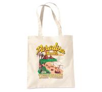 One Piece Paradise Awaits Little Garden Borsa Tote Riutilizzabile per Spesa e Viaggi, Naturale