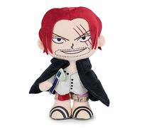 One Piece - Peluche dei Personaggi di One Piece - 28 centimetri - Rufy, Sanji, Roronoa Zoro,Shanks - Qualità Super Soft (Shanks)