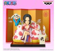 One piece Personaggio Wcf Boa Hancock & Salome Log Stories Banpresto Manga New