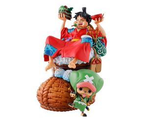One Piece Petitrama Dx Mini Statua Logbox Re Birth Vol. 1 11 Cm Megahouse