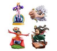 One Piece Petitrama PVC Mini Statue Logbox Re Birth Egghead Set 9 cm