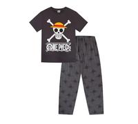 One Piece Pigiama lungo da uomo, Nero , S