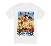 One Piece Pirates Are Coming Maglietta Poster Uomo (TV5212)