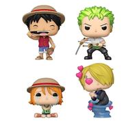 Funko Pop! Animation: One Piece - Refresh 4 Pack- Figura in Vinile da Collezione - Idea Regalo - Merchandising Ufficiale - Giocattoli per Bambini e Adulti - Anime Fans