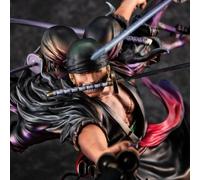 Megahouse Roronoa Zoro Wa Maximum Portrait Of Pirate Demon Spirit Kyuutou-ryuu Asura One Piece Figure 17 Cm Grigio