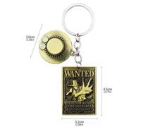 ONE PIECE PORTACHIAVI IN METALLO KEYCHAIN ANIME MANGA GADGET COLLECTION